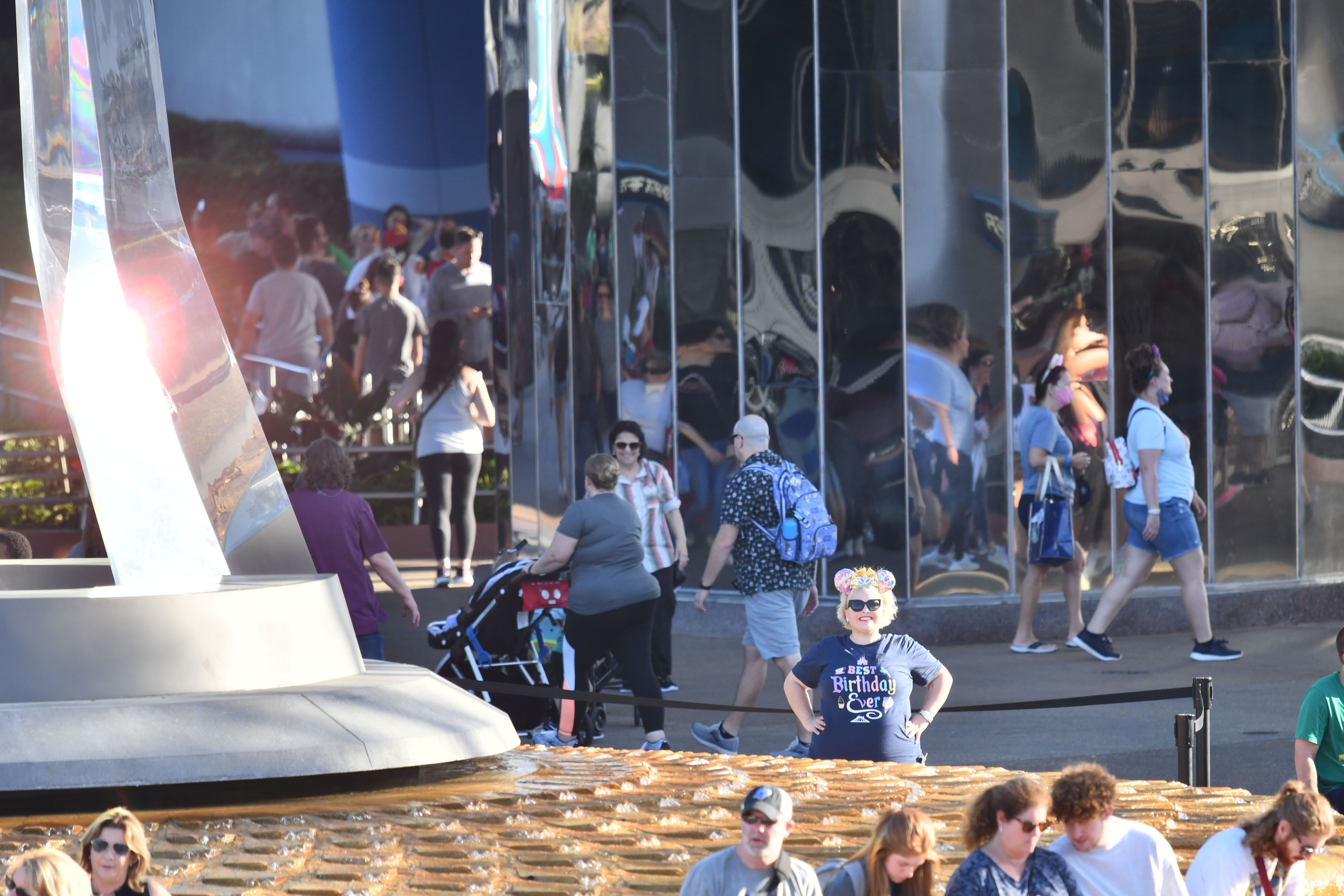 Spaceship Earth - Coaster Corner Blog Megz before Bariatric Surgery picture